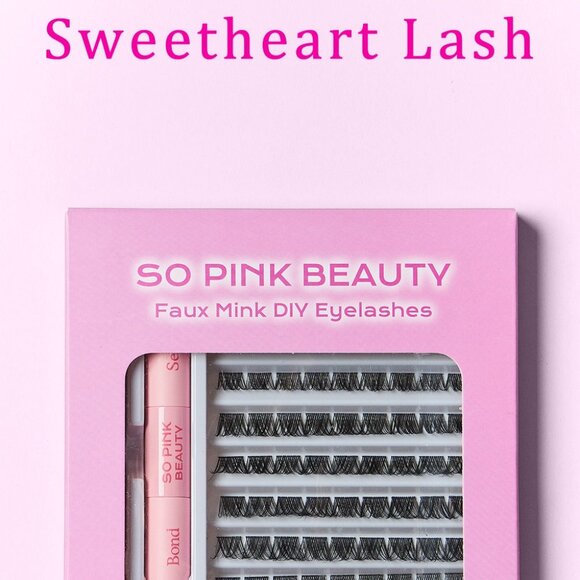 SO PINK BEAUTY Faux Mink Eyelashes Cluster (Sweetheart Lash) - Picture 3 of 4